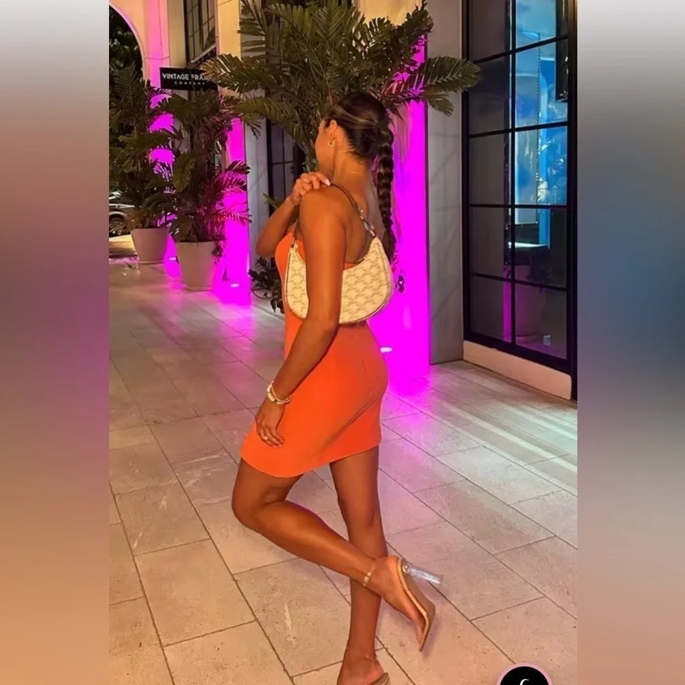BEC + BRIDGE Cecily Mini Dress in Blood Orange ๐ size 4 - Picture 16 of 16